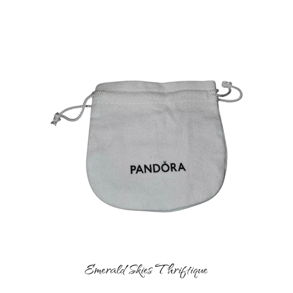NEW  Pandora Gift Pouch Anti Tarnish Jewelry‎ Drawstring Bag